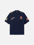 DAXUEN Oversized embroidered t-shirt with graphics