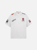DAXUEN Oversized embroidered t-shirt with graphics