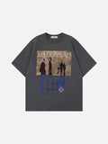 DAXUEN Graphic crew neck t-shirt with print design