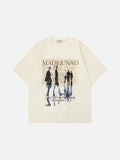 DAXUEN Oversized short-sleeved graphic T-shirt