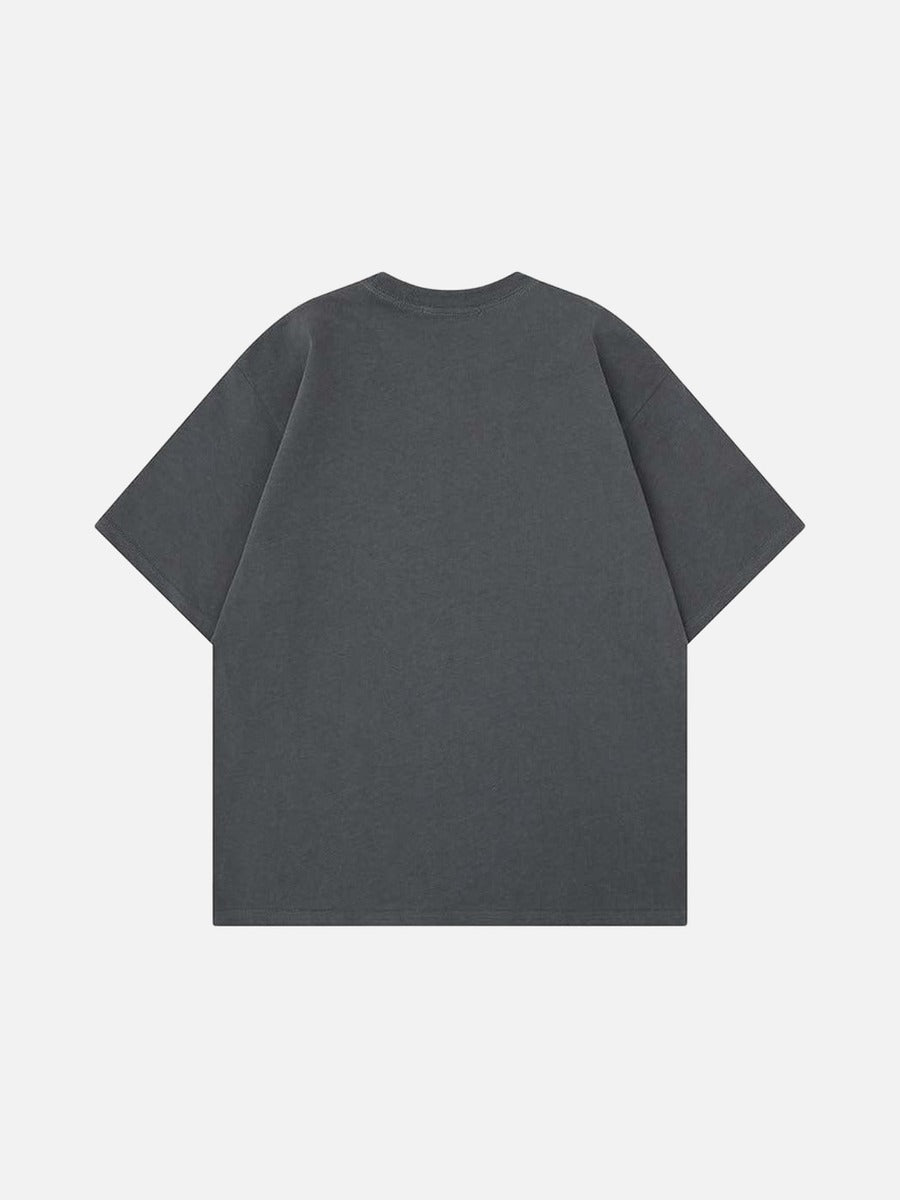 DAXUEN Oversized short-sleeved graphic T-shirt