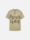 DAXUEN Relaxed-fit short-sleeve Henley T-shirt