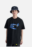 DAXUEN Oversized Abstract Symbol Graphic Tee
