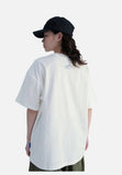 DAXUEN Oversized Abstract Symbol Graphic Tee