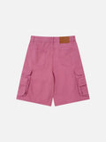 DAXUEN medium pink relaxed fit cargo shorts