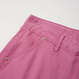 DAXUEN medium pink relaxed fit cargo shorts