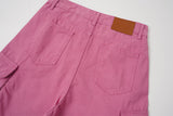 DAXUEN medium pink relaxed fit cargo shorts