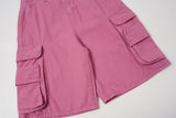 DAXUEN medium pink relaxed fit cargo shorts
