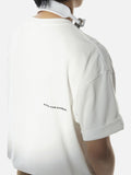DAXUEN Oversized Slogan Print Tee