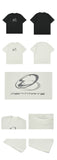 DAXUEN Oversized Metallic Oval Graphic Tee