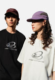 DAXUEN Oversized Metallic Oval Graphic Tee