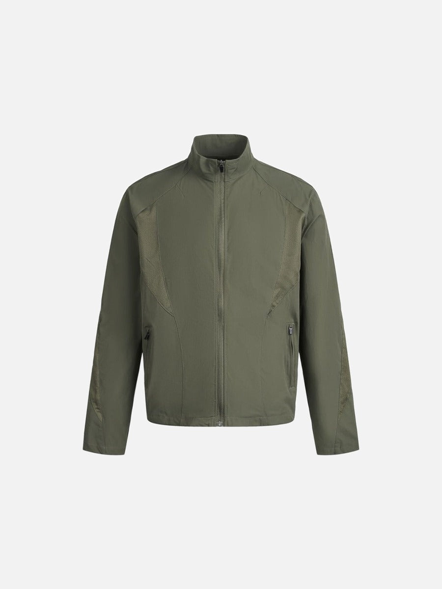 DAXUEN Lightweight full-zip jacket with mesh panels