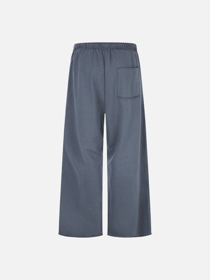 Metallic Embellished Blue Sweatpant