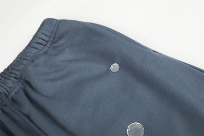 Metallic Embellished Blue Sweatpant