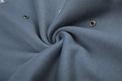 Metallic Embellished Blue Sweatpant