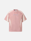 Metallic Jagged Wordmark Oversized T-Shirt