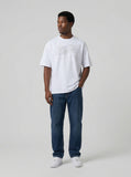 DAXUEN Metallic star embroidered short-sleeved T-shirt — model photo