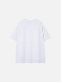 DAXUEN Metallic star embroidered short-sleeved T-shirt