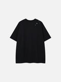 DAXUEN Metallic star embroidered short-sleeved T-shirt