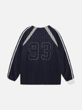 DAXUEN Long Sleeve 93 Studded Football Jersey