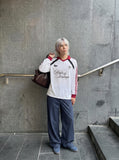 DAXUEN Long Sleeve 93 Studded Football Jersey