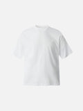 Mock Neck Oversized Cotton Tee