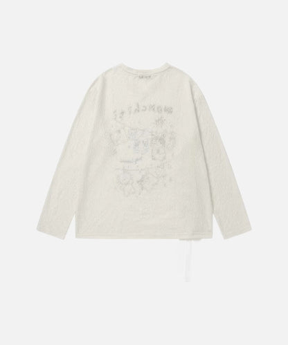 DAXUEN Monchiti Cartoon Cats Long Sleeve Top