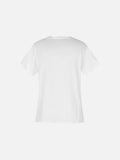 DAXUEN white T-shirt with monochrome portrait graphic