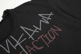 DAXUEN white T-shirt with monochrome portrait graphic