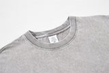 DAXUEN washed purple oversized monochrome rock-band graphic tee