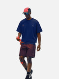 DAXUEN white oversized mountain landscape graphic tee