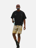 DAXUEN white oversized mountain landscape graphic tee