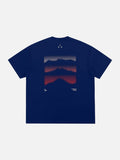 Mountain Landscape Graphic Oversized T-Shirt