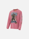 Multi-Colored Scooter Graphic Long Sleeve Tee