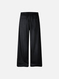 DAXUEN black oversized multi-graphic knit sweatpants