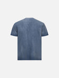 DAXUEN faded blue multi-panel graphic relaxed fit t-shirt