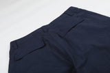 DAXUEN dark navy blue multi-pocket wide-leg cargo pants