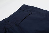 DAXUEN dark navy blue multi-pocket wide-leg cargo pants