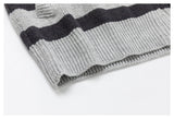 DAXUEN light grey and dark grey/black musical notes graphic hooded cardigan
