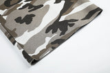 DAXUEN muted camouflage wide-leg pants