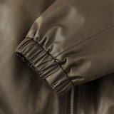 DAXUEN olive green full-zip bomber jacket