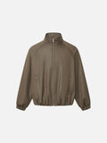 DAXUEN olive green full-zip bomber jacket