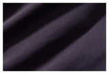 DAXUEN dark muted purple padded parka jacket with grey faux fur lining