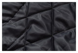 DAXUEN dark muted purple padded parka jacket with grey faux fur lining