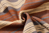 DAXUEN muted striped soft knit long-sleeve top