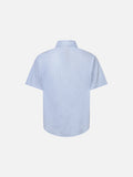 Light Blue Pinstripe Short Sleeve Shirt