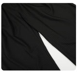 DAXUEN navy blue diagonal stripe wide-leg shorts