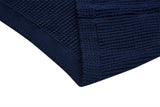 DAXUEN navy blue mesh polo with white number 10