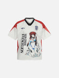 DAXUEN Relaxed-fit short-sleeved graphic tee with anime design