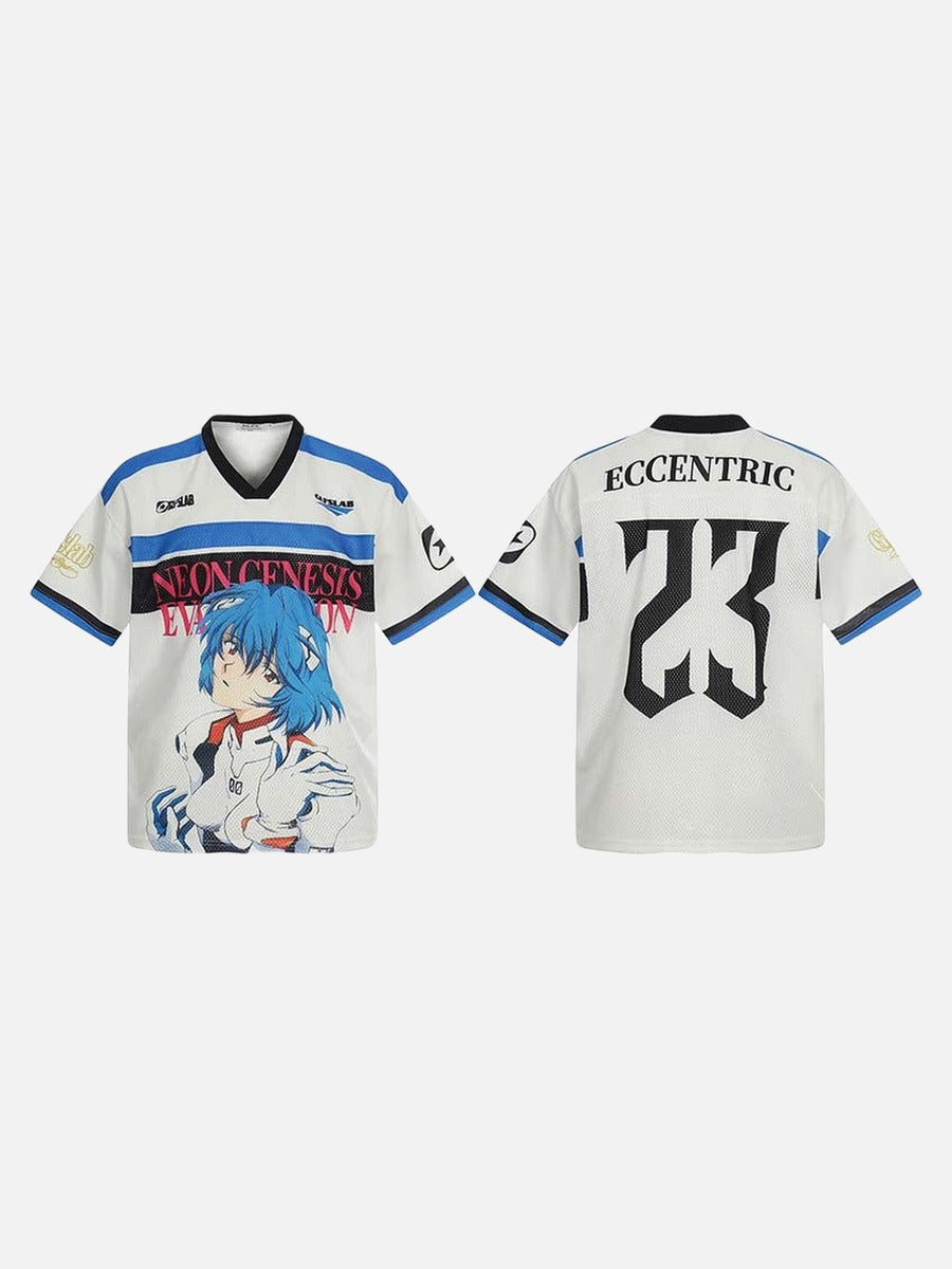 DAXUEN Short-sleeve jersey T-shirt with anime graphic